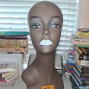 Female Mannequin Head for Wig Training and Display Hat Stand Holder Junee